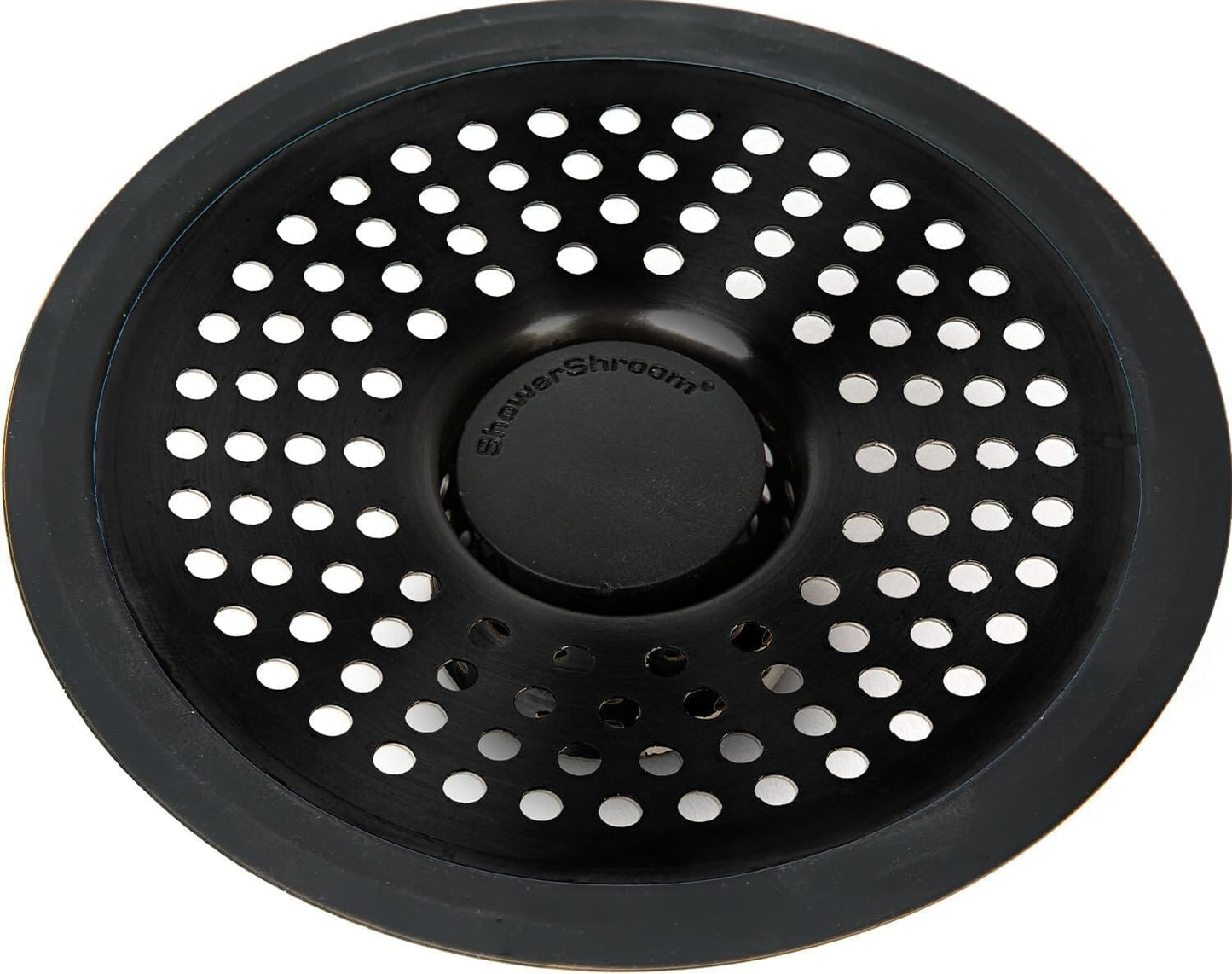 Ultra Matte Black Hair Catcher, Stainless Steel Drain Protector, Fits All Shower Drains