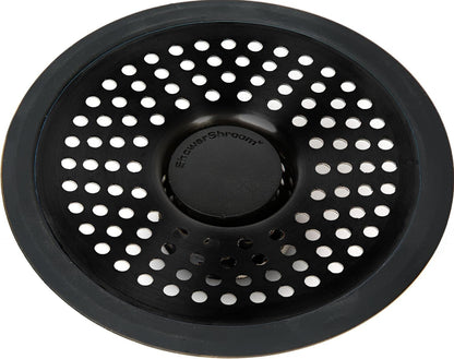 Ultra Matte Black Hair Catcher, Stainless Steel Drain Protector, Fits All Shower Drains
