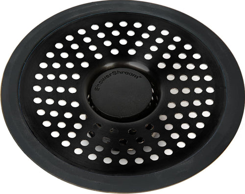 Ultra Matte Black Hair Catcher, Stainless Steel Drain Protector, Fits All Shower Drains