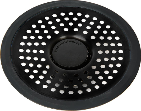 Ultra Matte Black Hair Catcher, Stainless Steel Drain Protector, Fits All Shower Drains